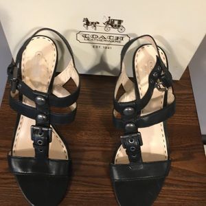 Coach sandal heels